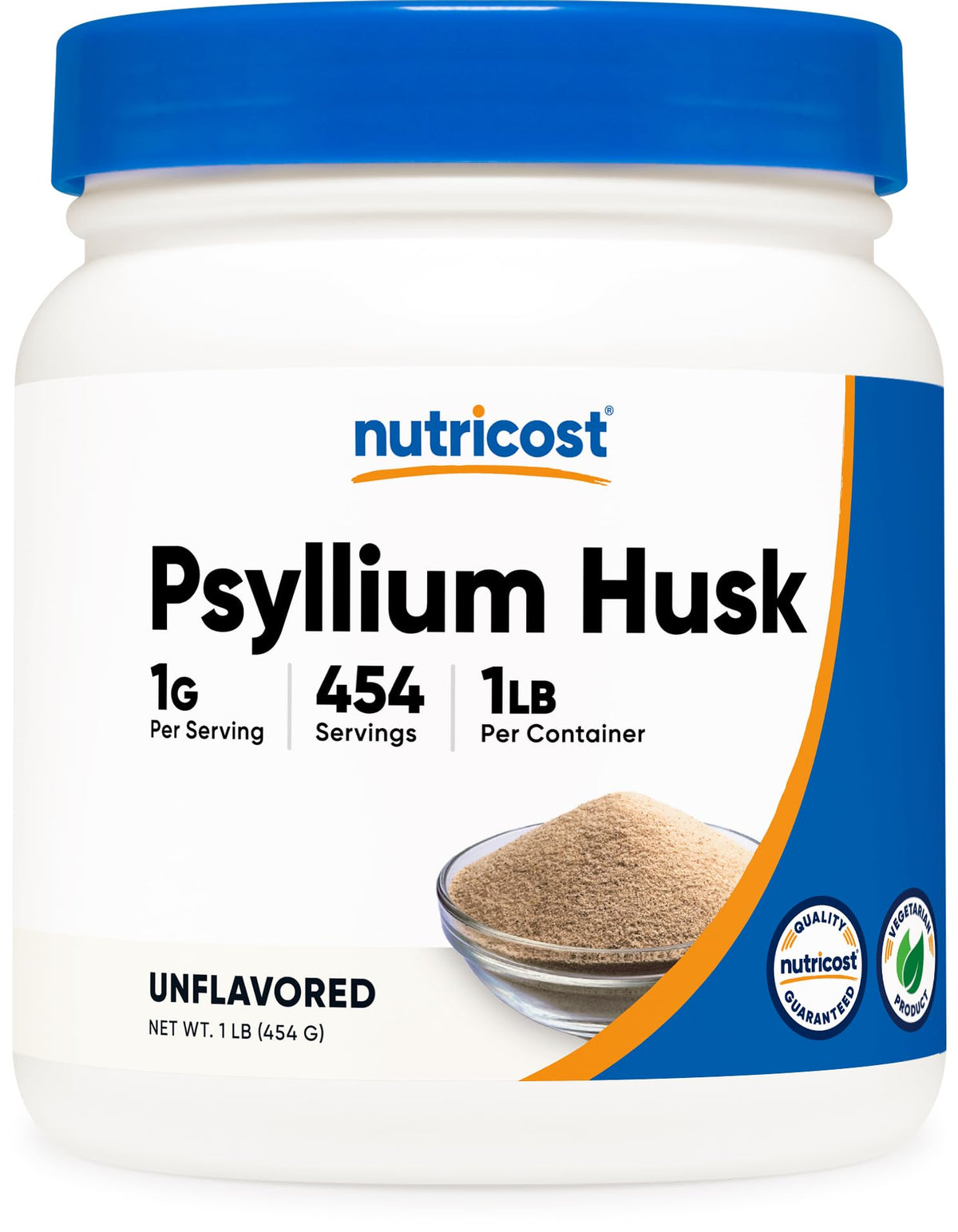 Psyllium Husk Ground Powder 1lbs Gluten Free Non-GMO Y227