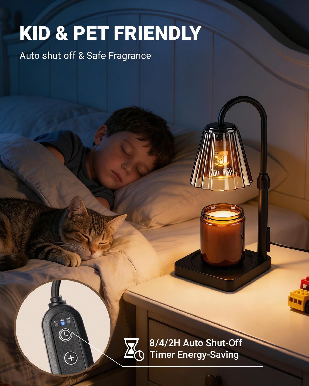 Candle Warmer Lamp with Timer E9464