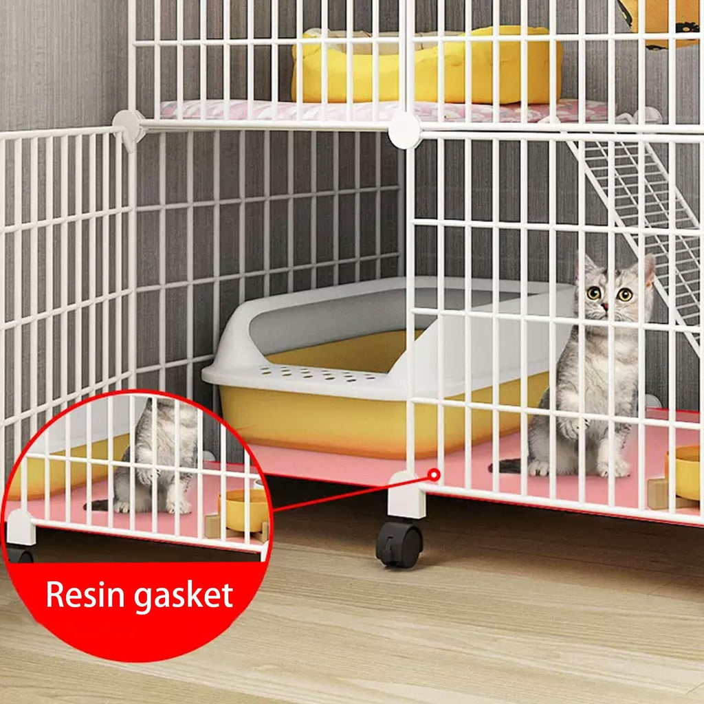 Large Indoor Detachable Metal Cat Cage with Cat Bed C450239