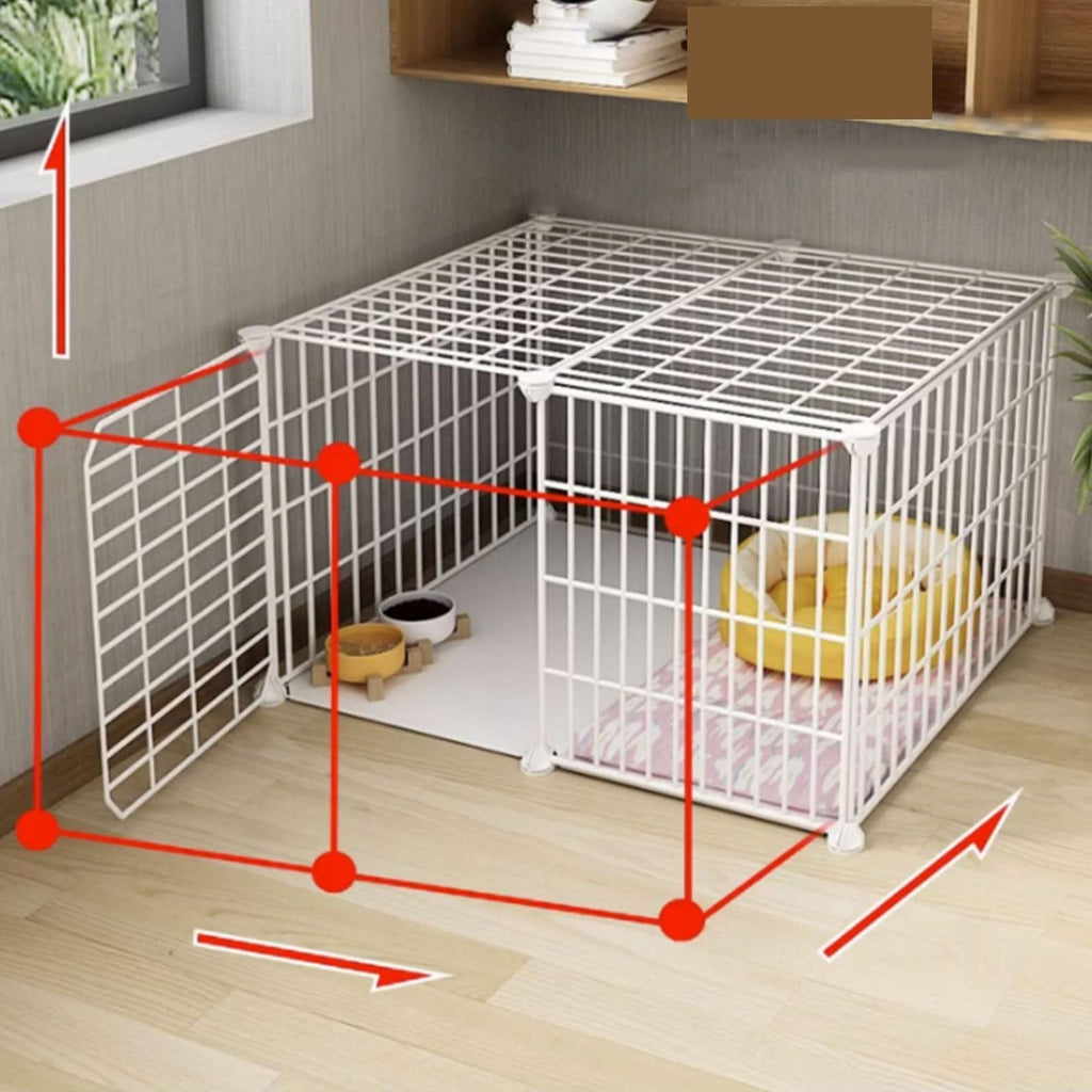 Large Indoor Detachable Metal Cat Cage with Cat Bed C450239
