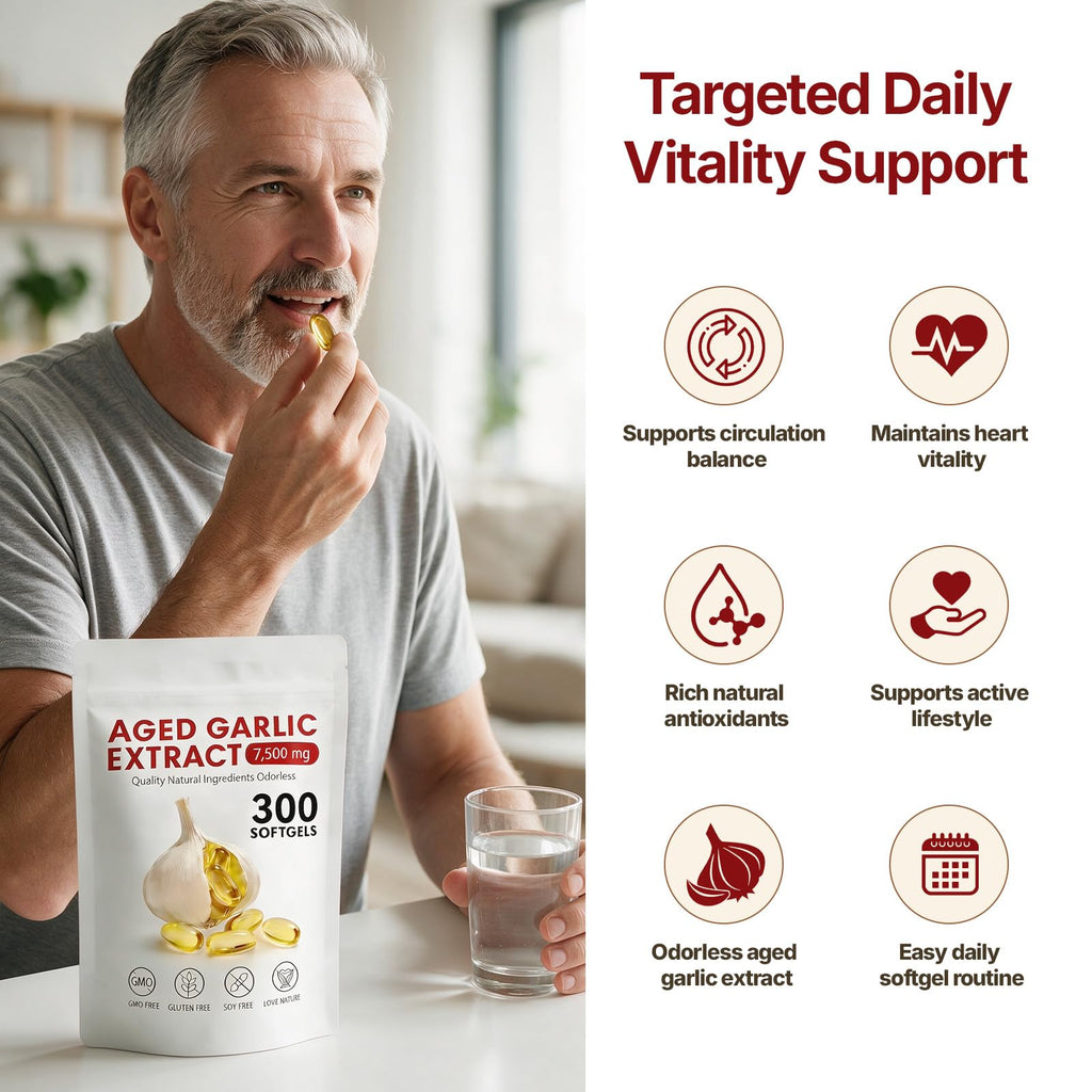 Odorless Garlic Supplement 300 Capsules O817