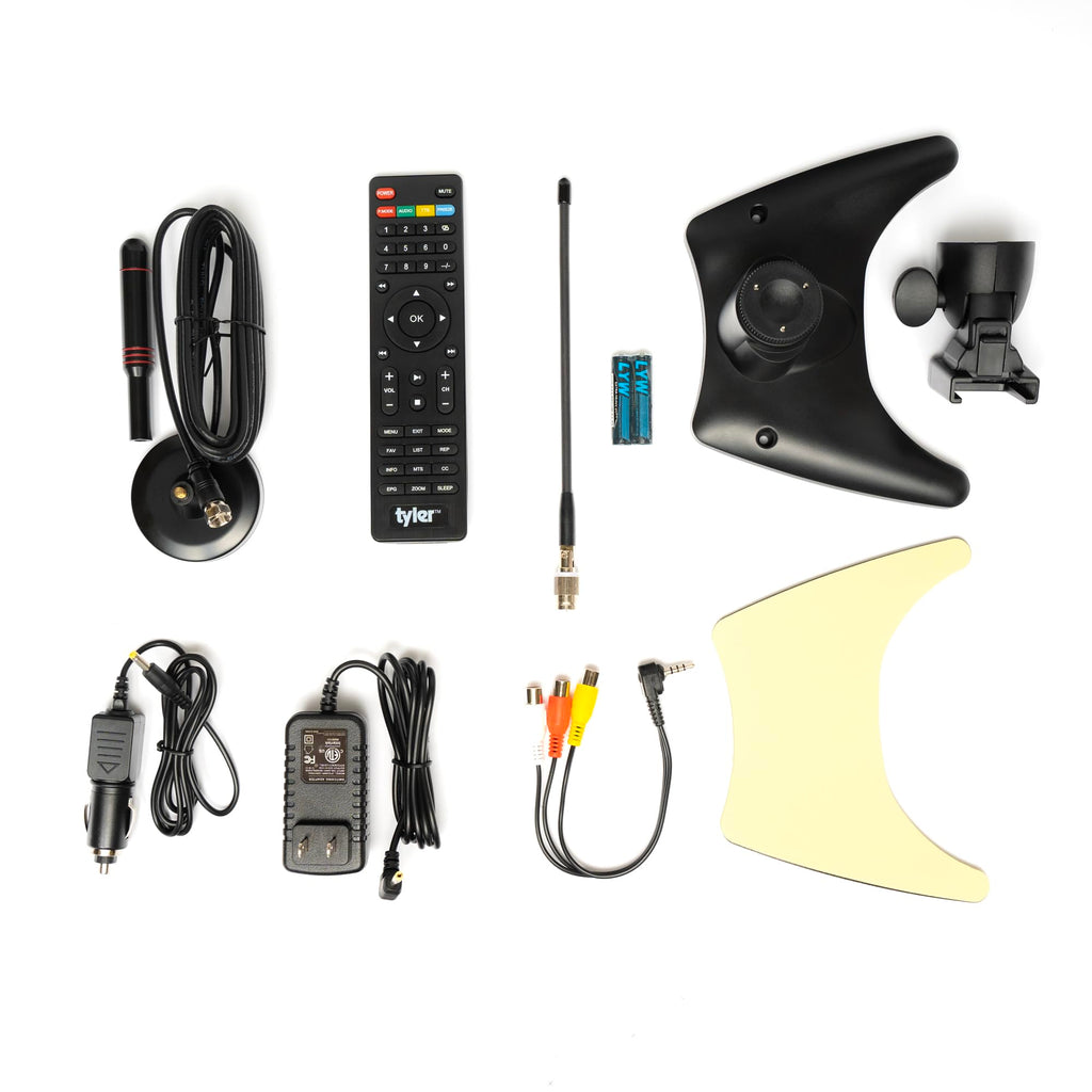 14” Portable LCD TV Monitor 1080P Rechargeable Battery Operated with Remote Control U18407