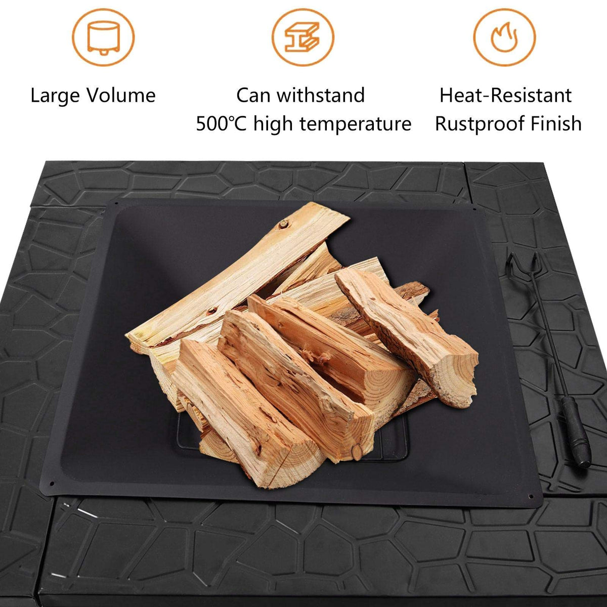 32 inch Wood Burning Outdoor Fire Pit S515