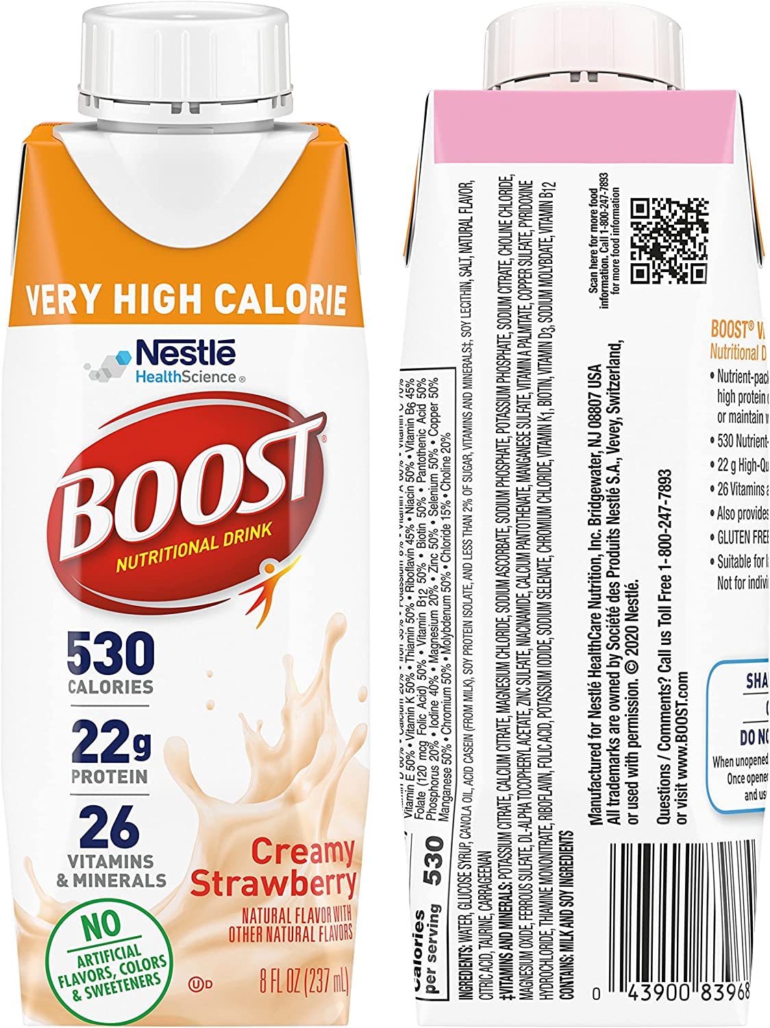 Very High Calorie Nutritional Drink Variety Pack, 12 Count P3961