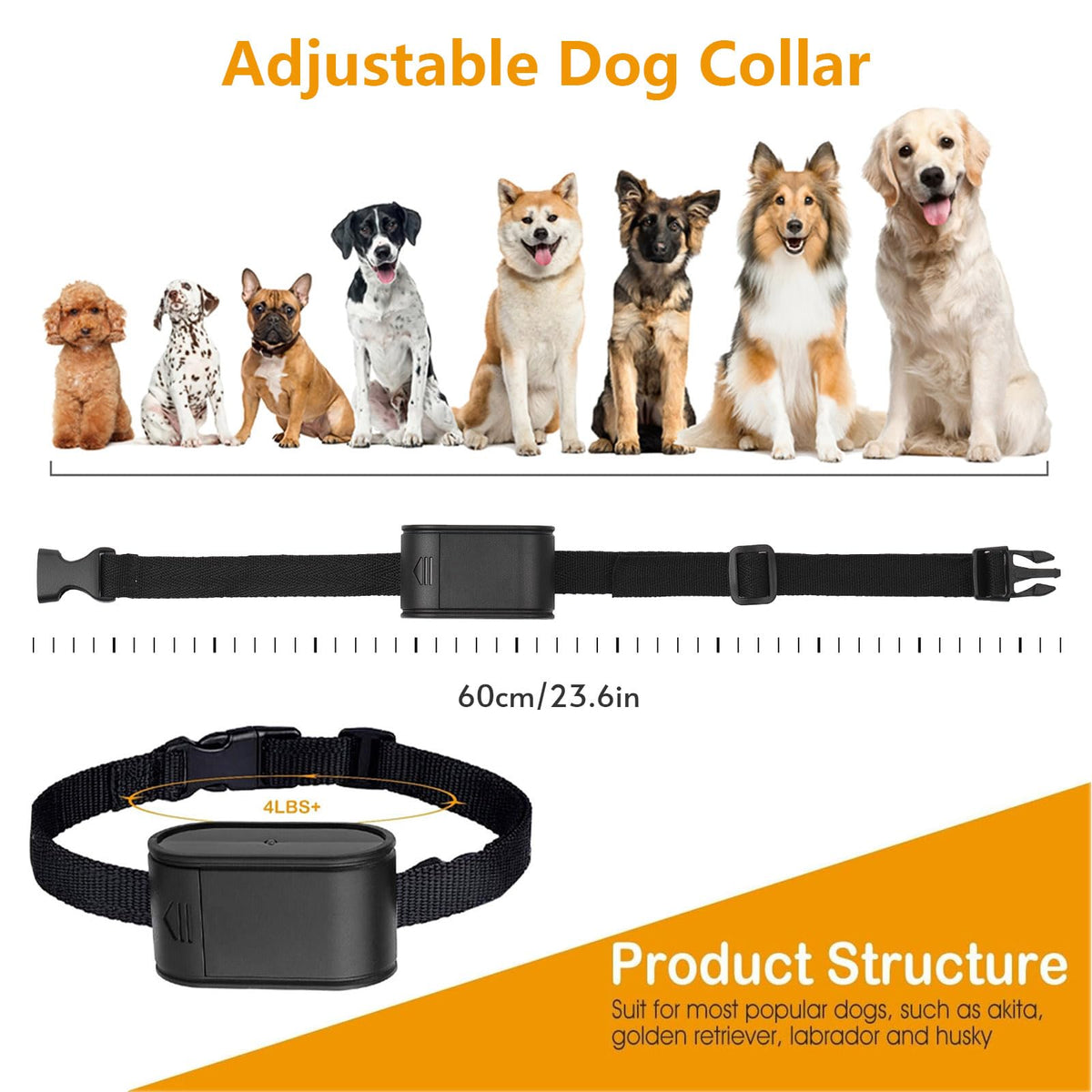 Wireless Dog Fence 1.2 Acre Waterproof Collar C6180