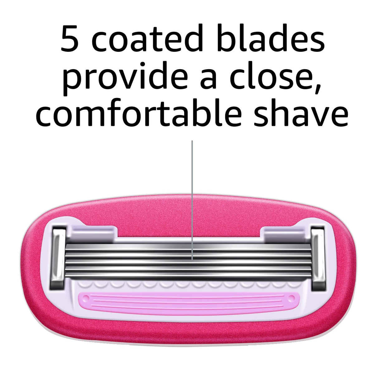 5-Blade Razor Refills, 6 Cartridges (Pack of 2) P489