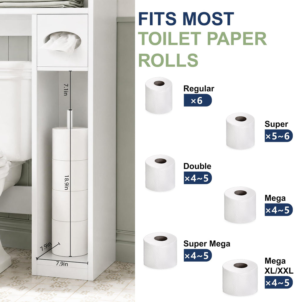 34" Over the Toilet Storage Cabinet with Arched Doors, White C221789