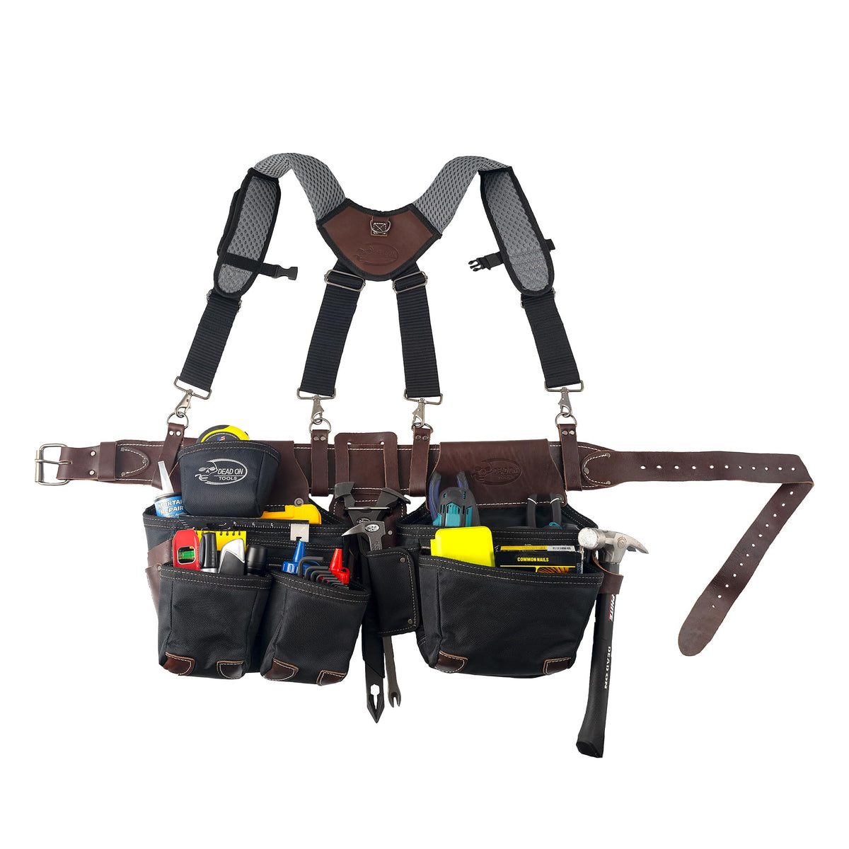 Leather Hybrid Tool Belt with Suspender K895
