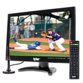 14” Portable LCD TV Monitor 1080P Rechargeable Battery Operated with Remote Control U18407