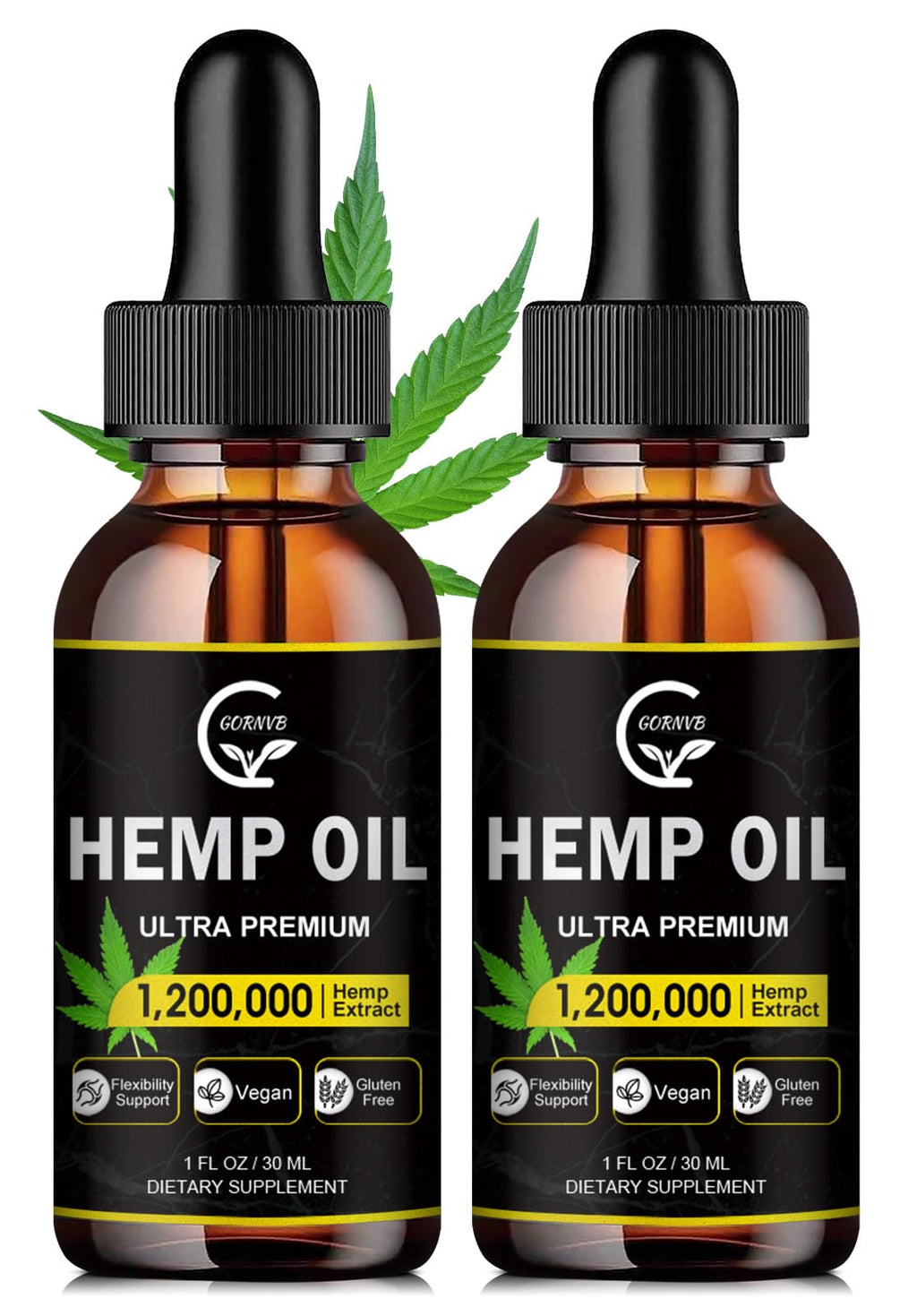 High Potency Hemp Oil 2-Pack K409709