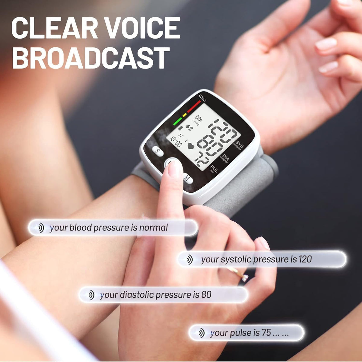 Blood Pressure Monitor Wrist V631