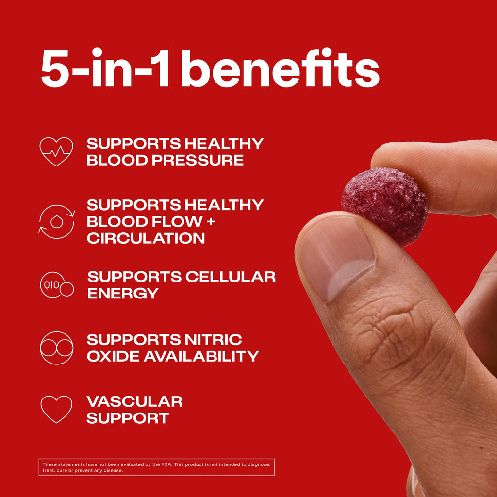 Heart Gummies 150mg CoQ10 60 Ct O6713