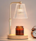 Gold Candle Warmer Lamp with Timer Dimmable with 2 Bulbs P734
