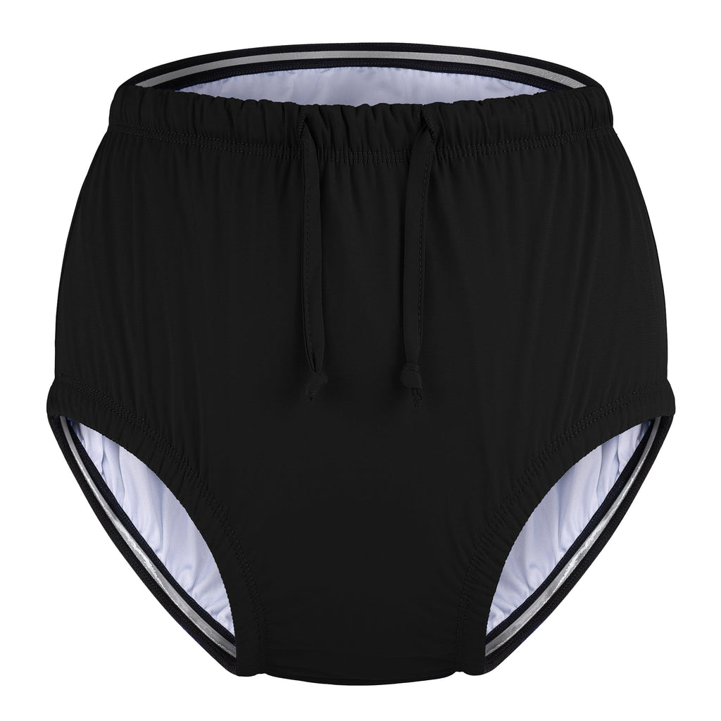 Reusable Waterproof Leakproof Swim Diaper Black 10-12Years K34262