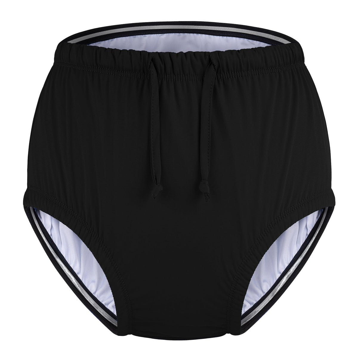 Reusable Waterproof Leakproof Swim Diaper Black 10-12Years K34262