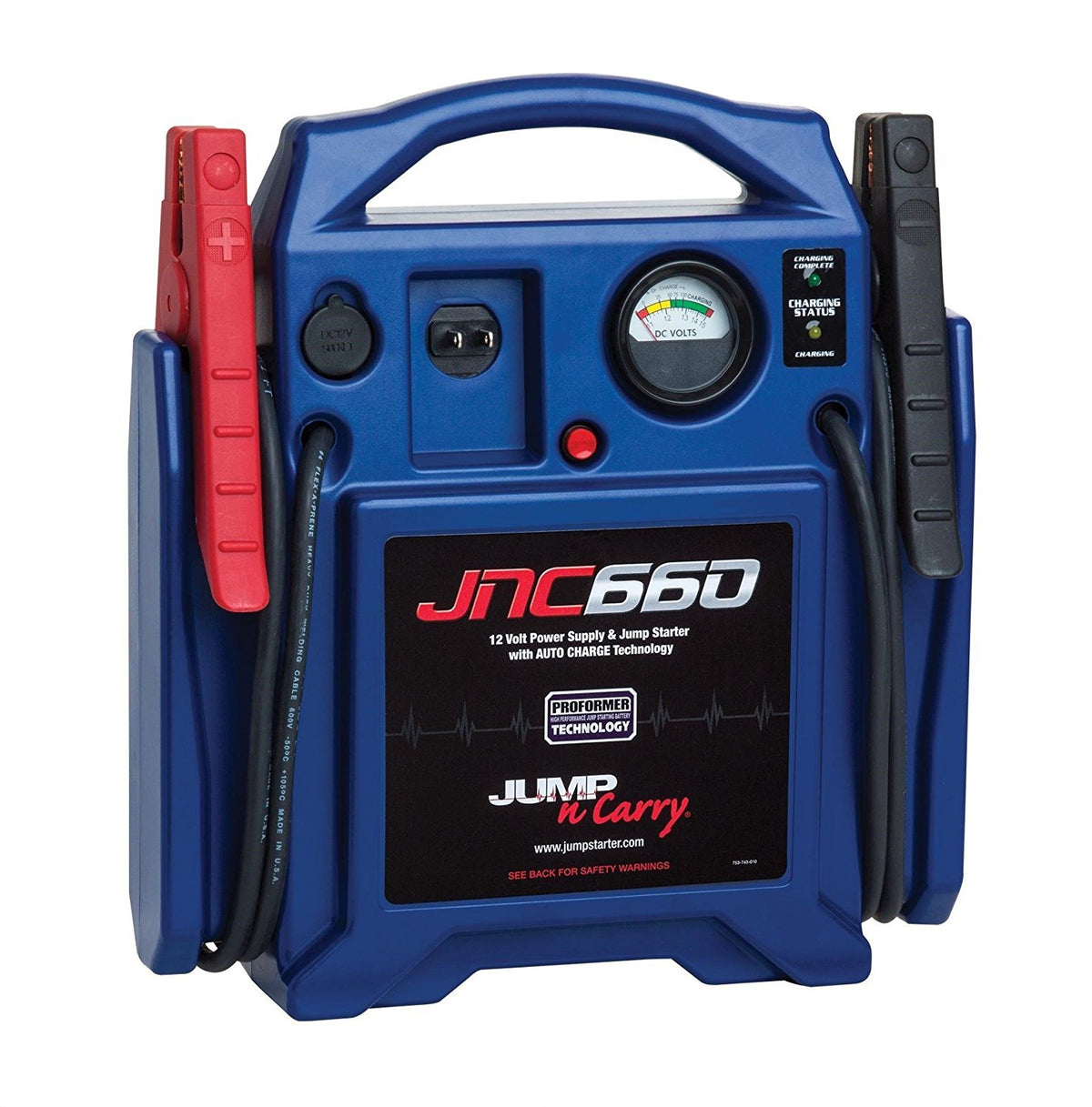 1700 Peak Amp 12 Volt Jump Starter and 2.5 Amp Battery Maintainer T207