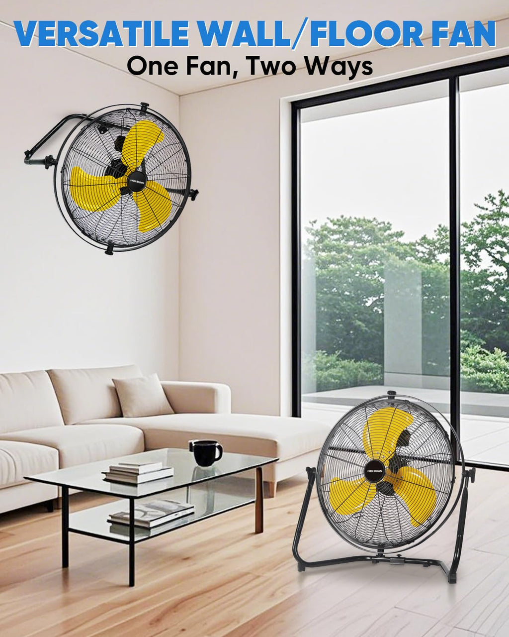 20 Inch 3-Speed High Velocity Metal Fan A9628