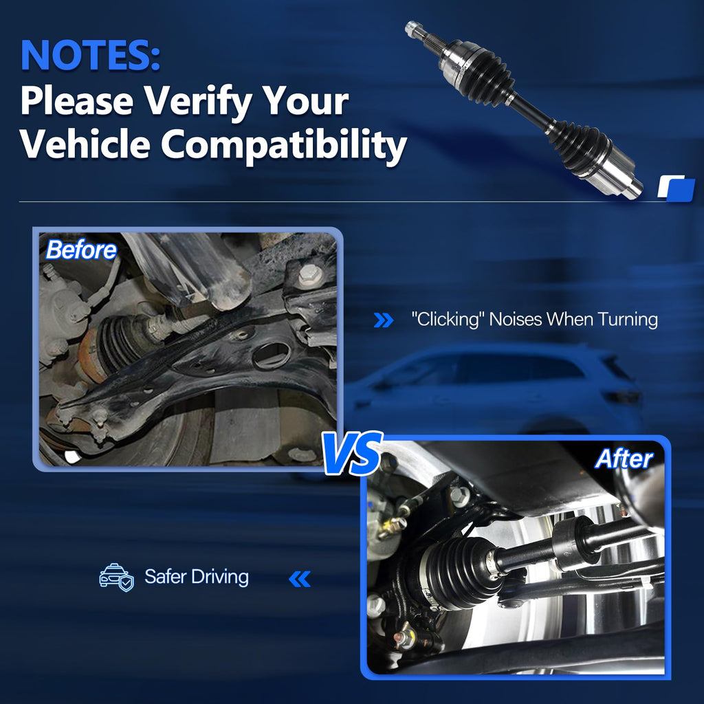 CV Axle Shaft Assembly A81205