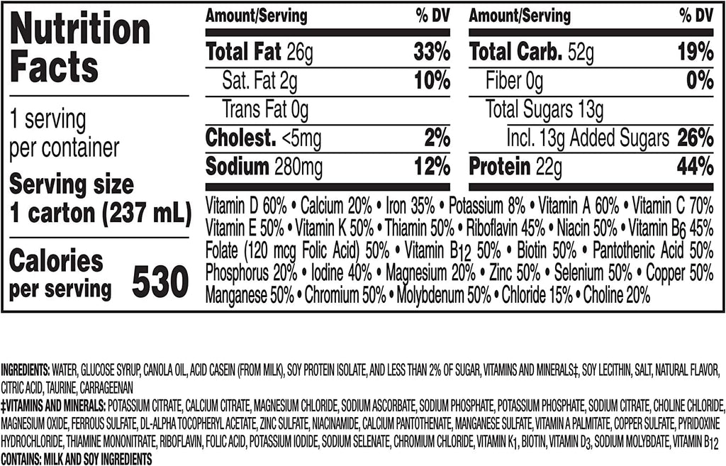 Very High Calorie Nutritional Drink Variety Pack, 12 Count P3961