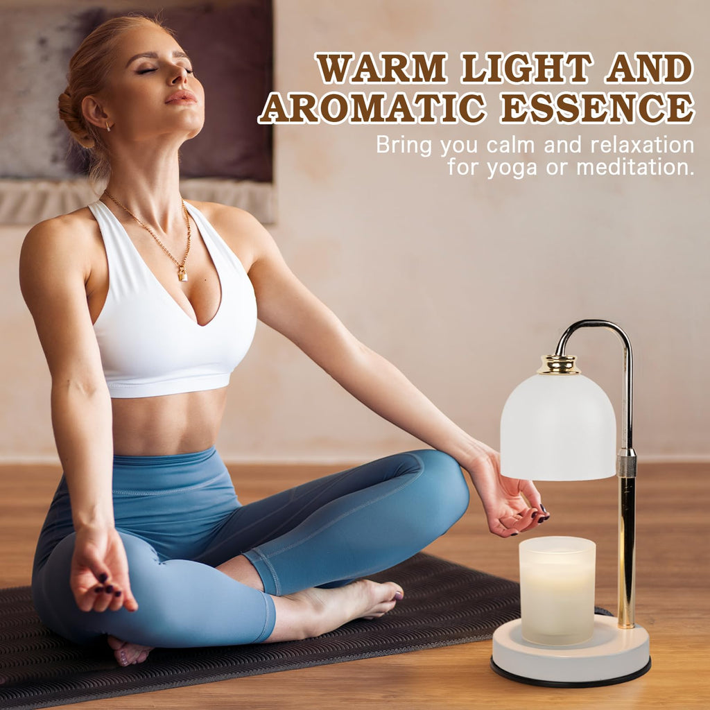 Candle Warmer Lamp with Timer Dimmable White X194