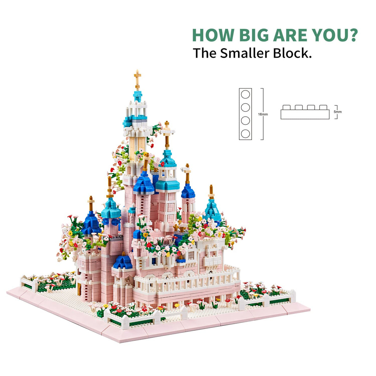 Architecture Castle Micro Blocks Building Set 4000+ PCS O5074