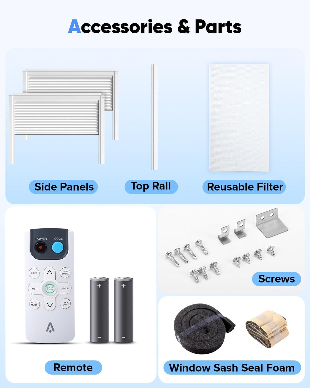 6000 BTU 115V Window Air Conditioner with Remote G57043
