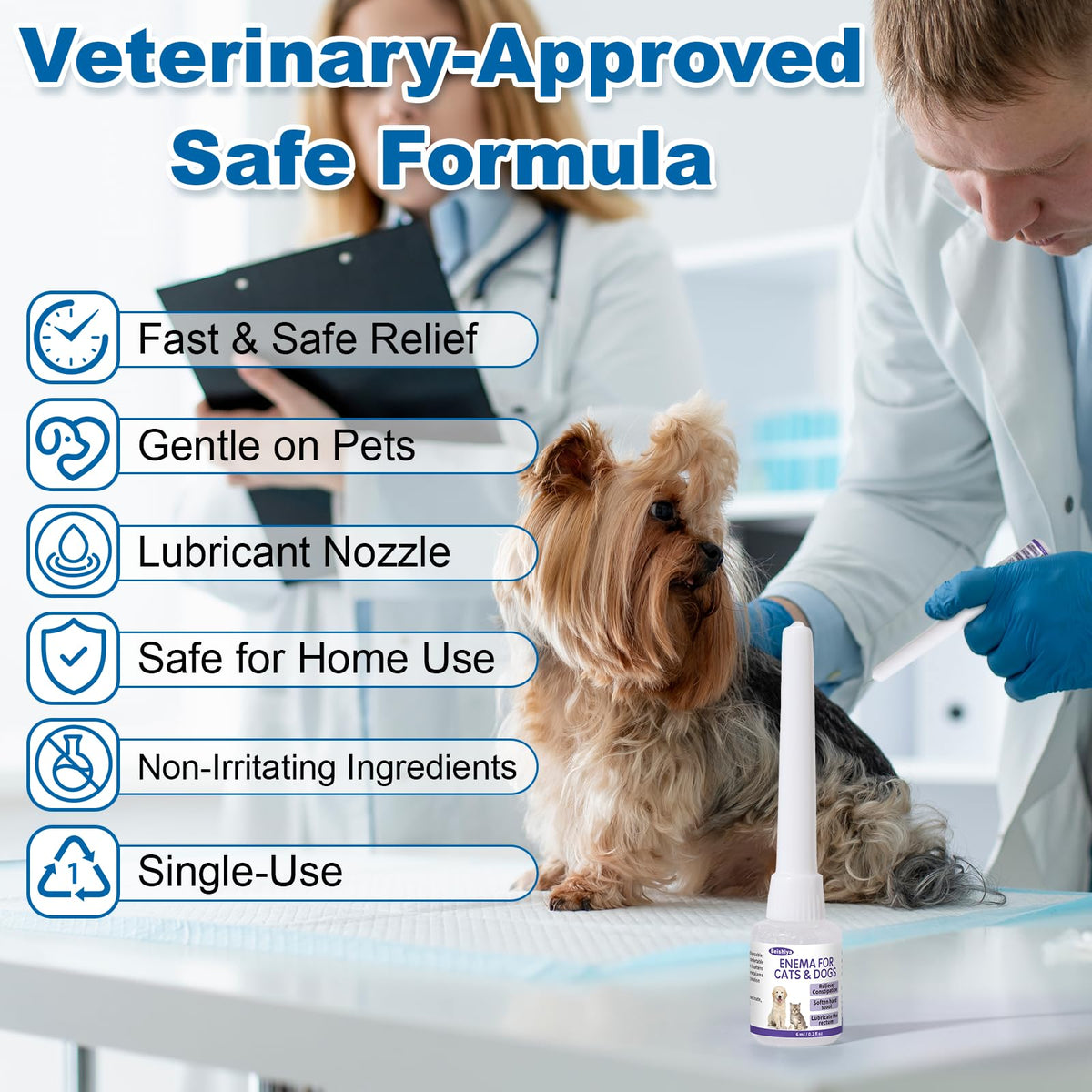 Disposable Enema for Cats & Dogs 6mL (3 Pack) E977845