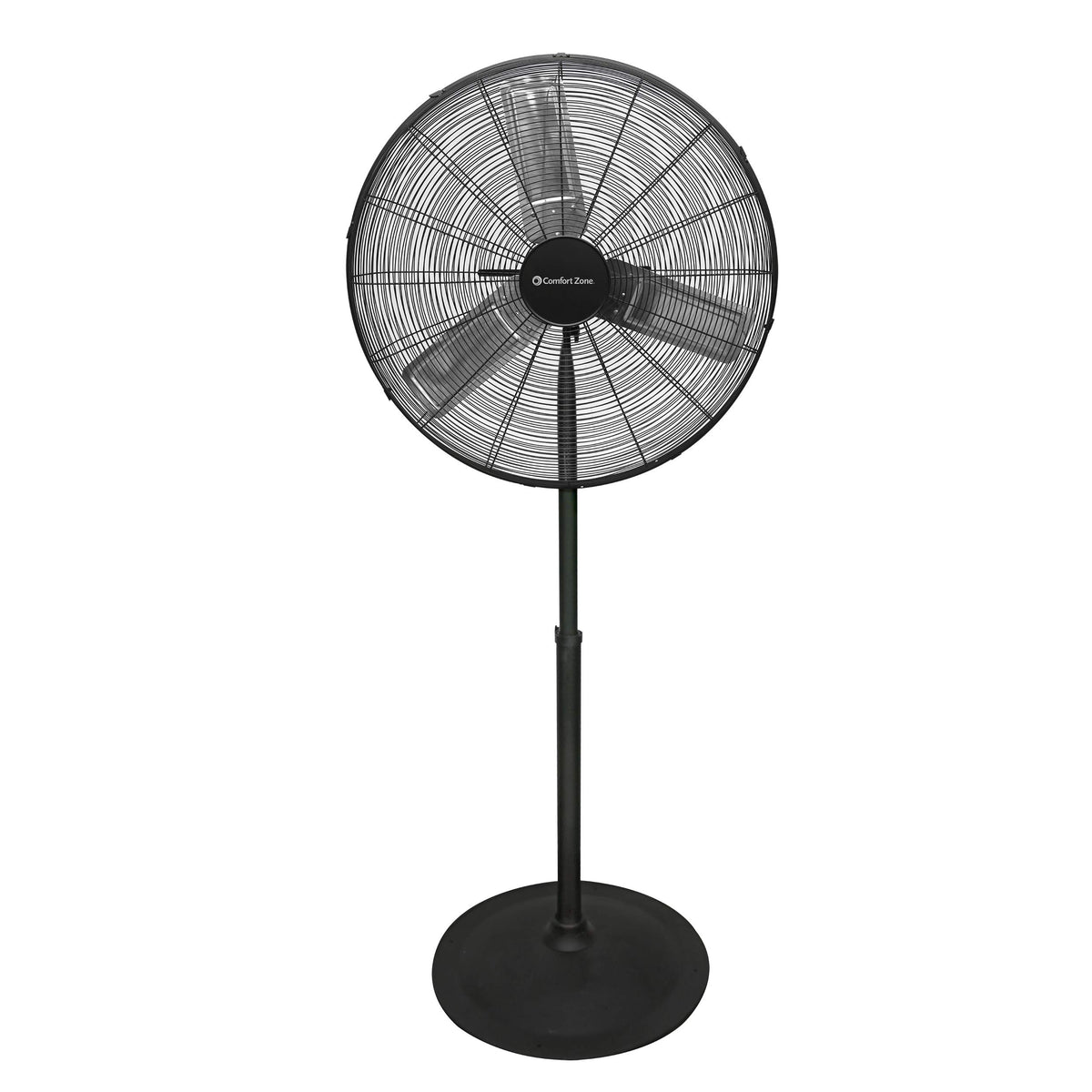 Industrial Pedestal Fan, 30 inch, 3 Speed, Adjustable Height, Metal U471
