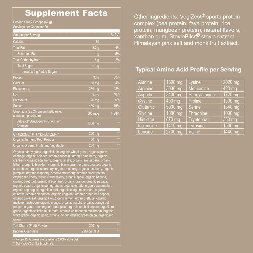 Vanilla Vegan Plant Based Protein Powder B743