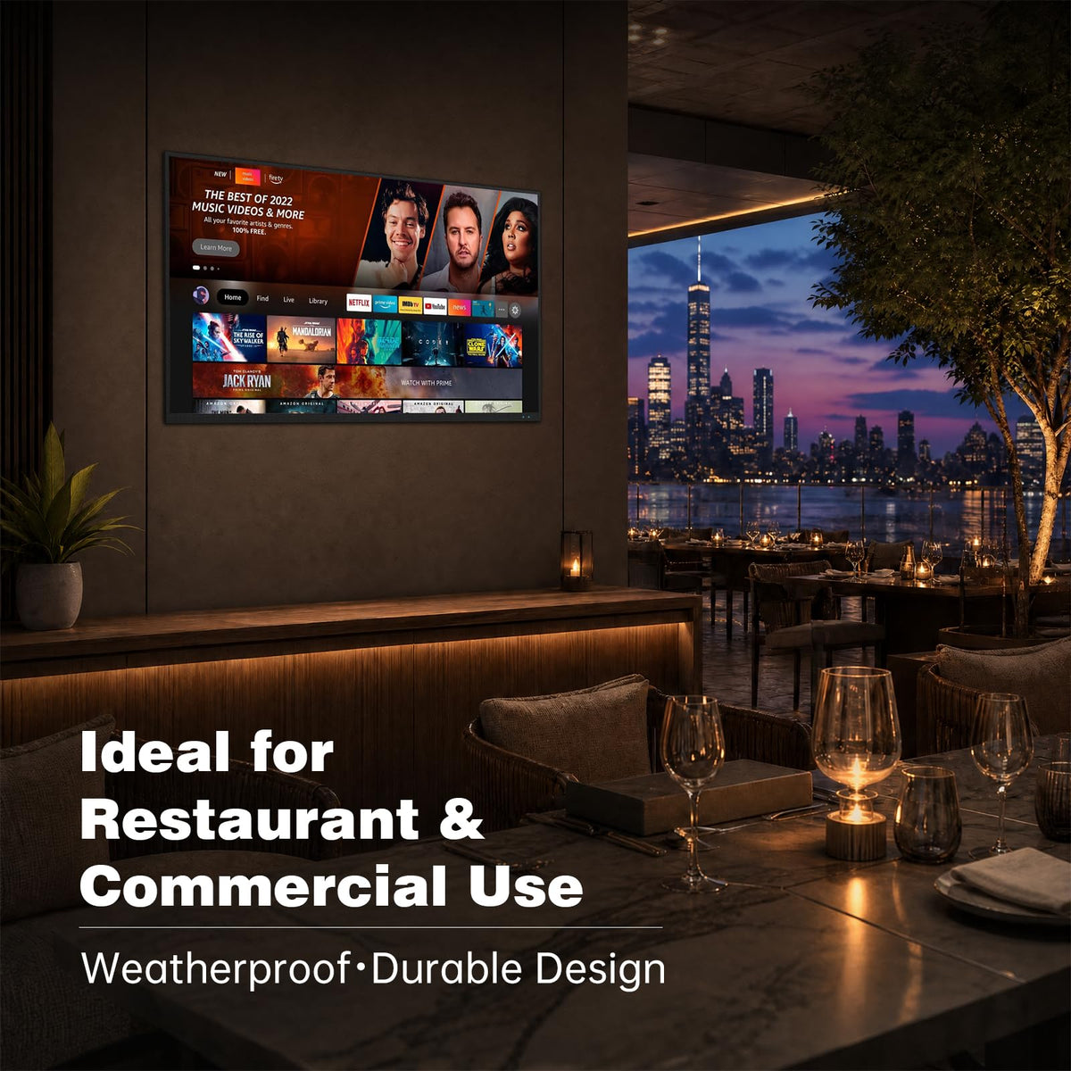 55 inch 4K UHD Weatherproof Smart TV V424