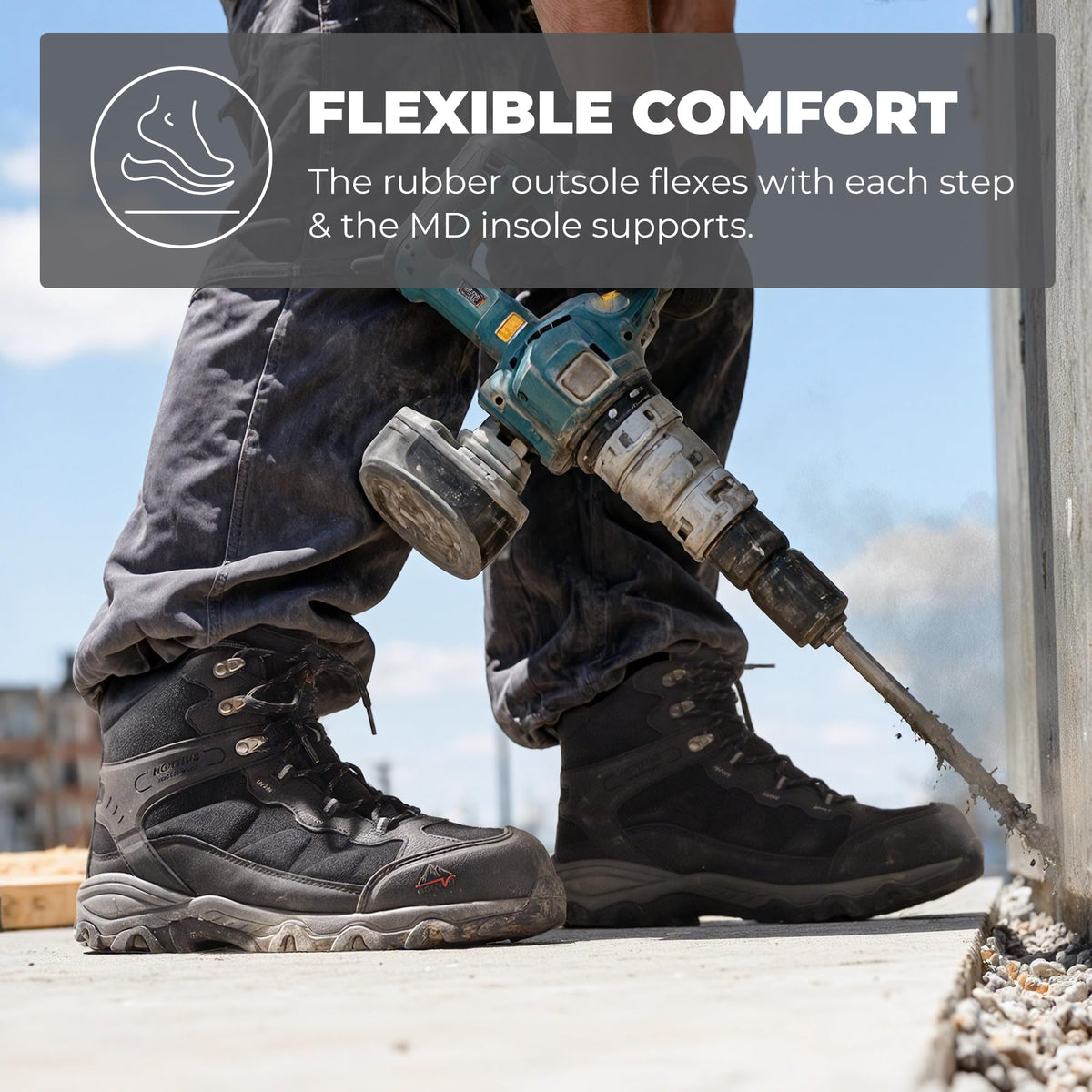 Waterproof Steel Toe Work Boots G473344