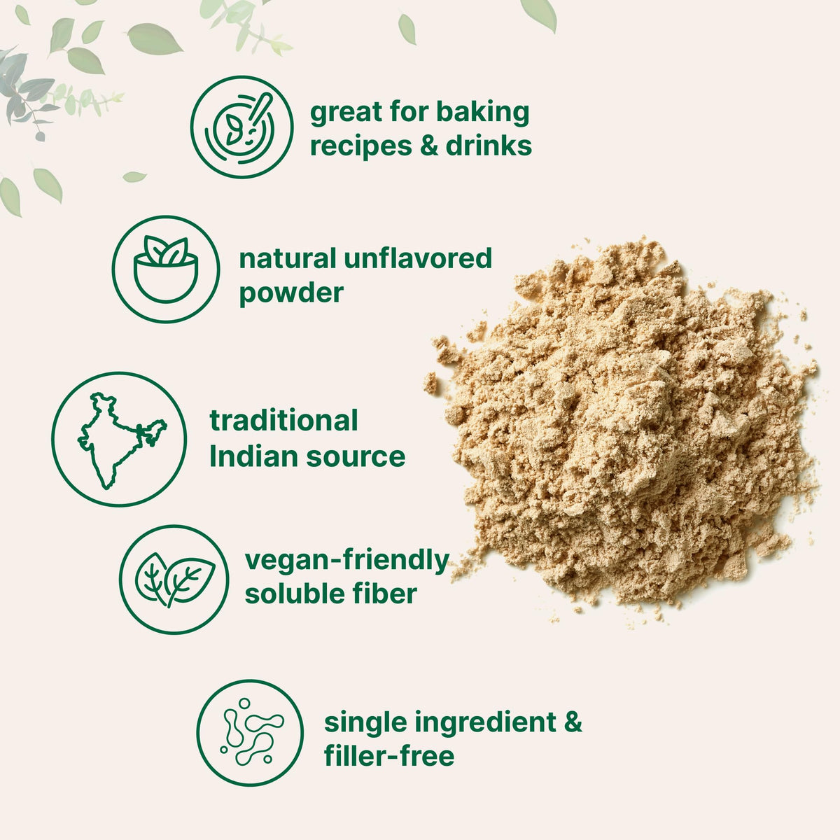 Psyllium Husk Powder, 2 lb. L868698