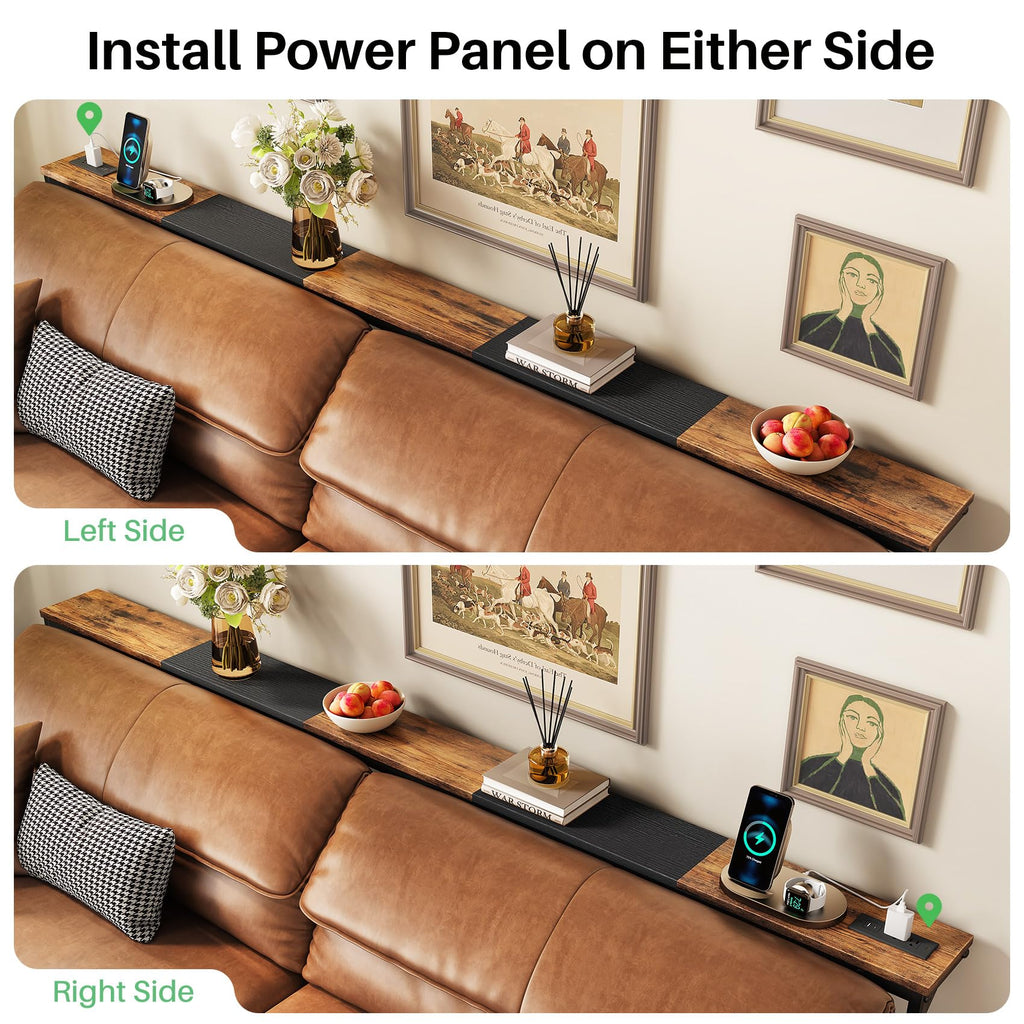 Narrow Console Table with Power Outlet S386
