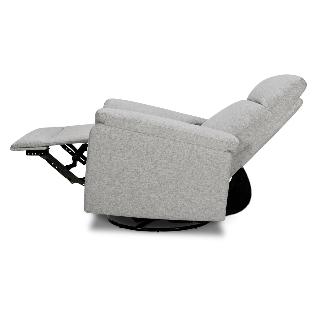 Frost Grey Recliner Glider with 360 Swivel D68336