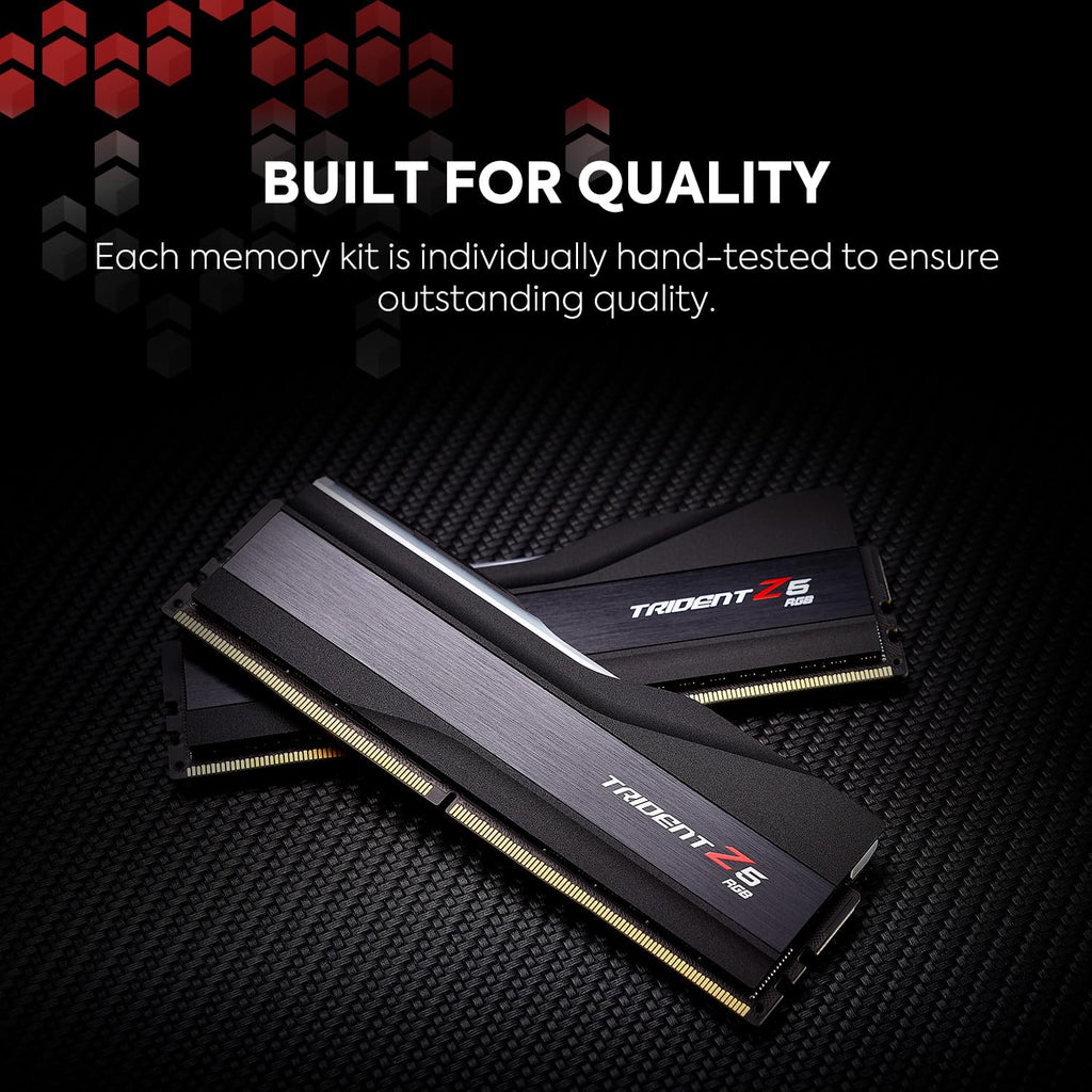 DDR5 RAM 64GB (2x32GB) 6400MT/s Matte Black O47282