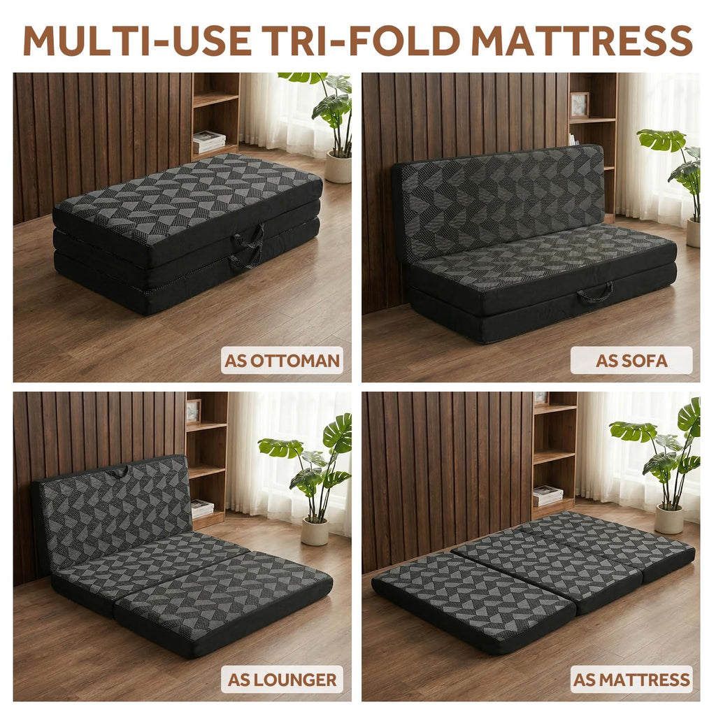Memory Foam Tri Folding Mattress D391648