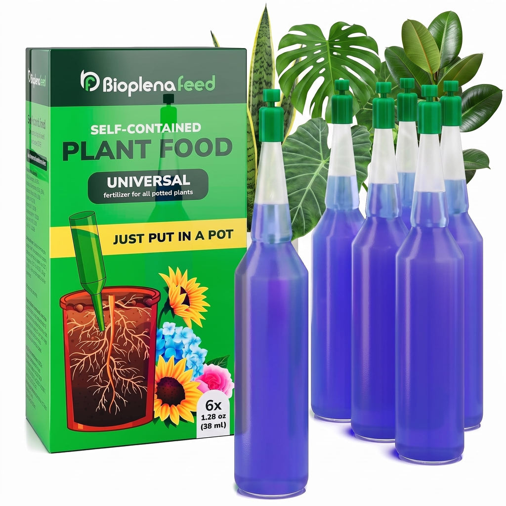 Liquid Plant Food Fertilizer 6-Pack Concentrated Nutrient Solution S190171