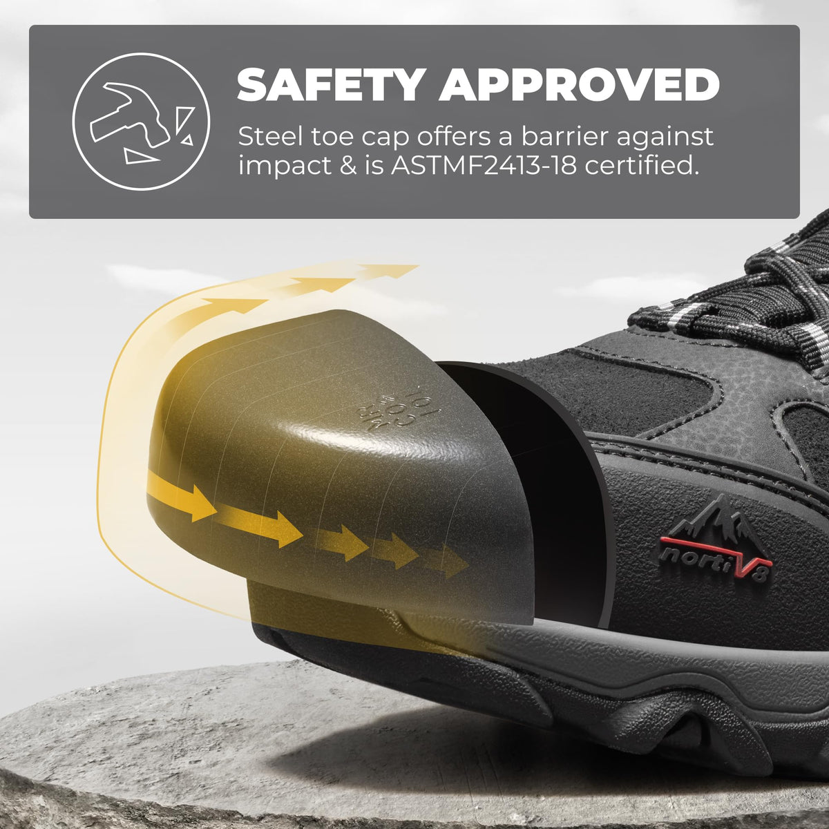 Waterproof Steel Toe Work Boots G473344