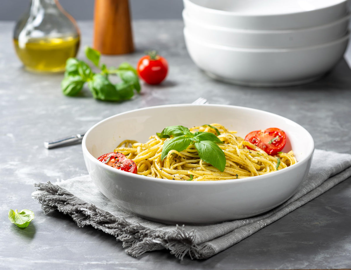 White 40 oz Pasta Bowls Set of 4 K6894