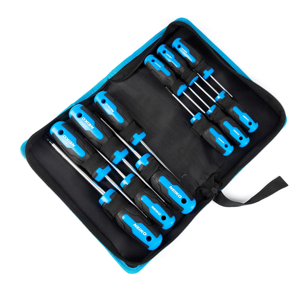 Magnetic Torx Screwdriver Set 12 Piece Chrome Vanadium Steel O78734