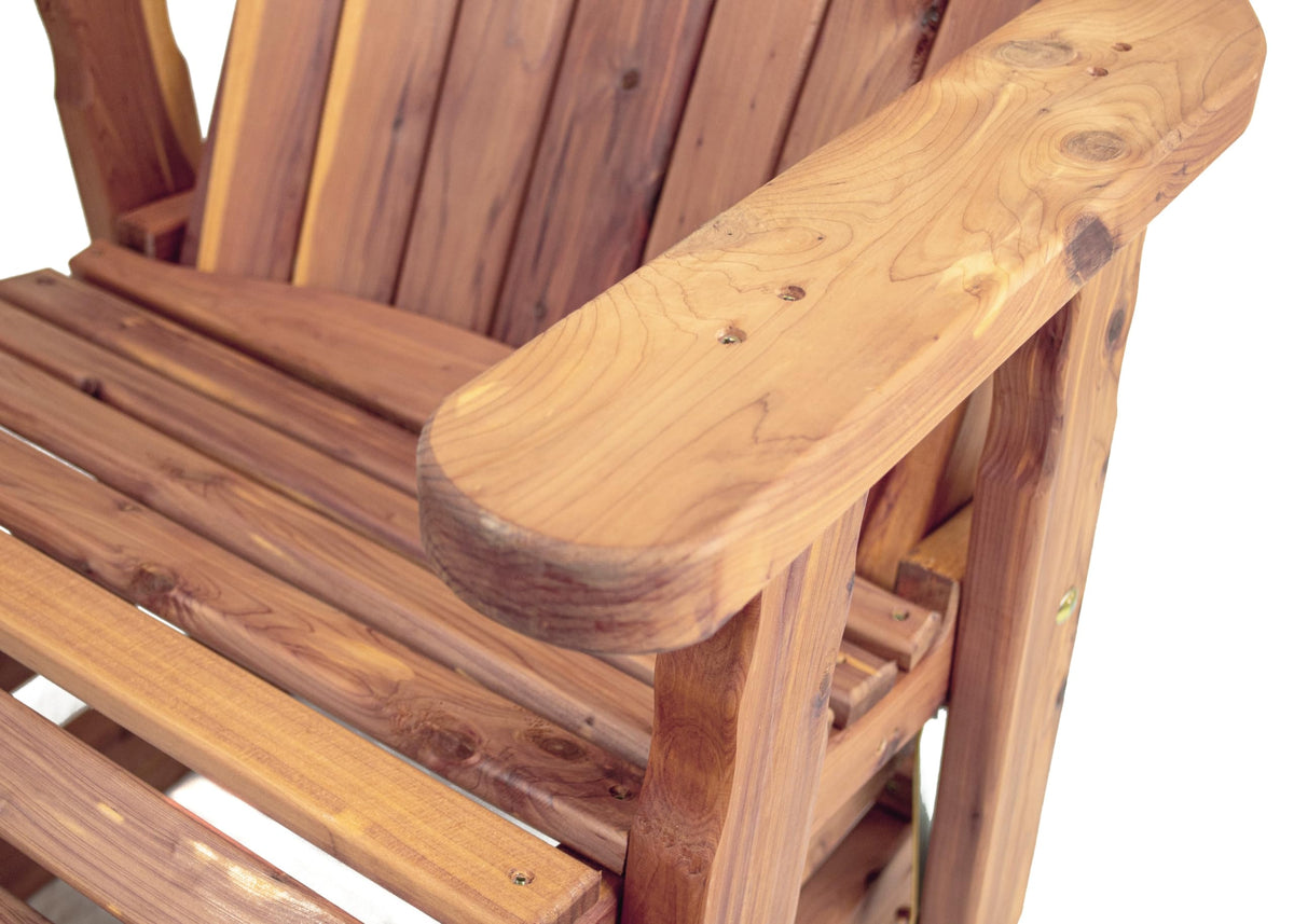 23" Cedar Adirondack Swivel Glider O732440