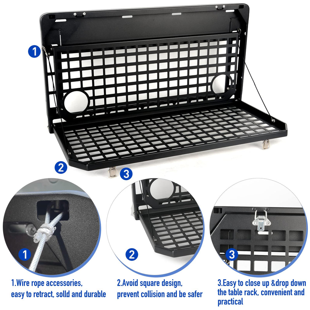 Foldable Aluminum Alloy Tailgate Table X648