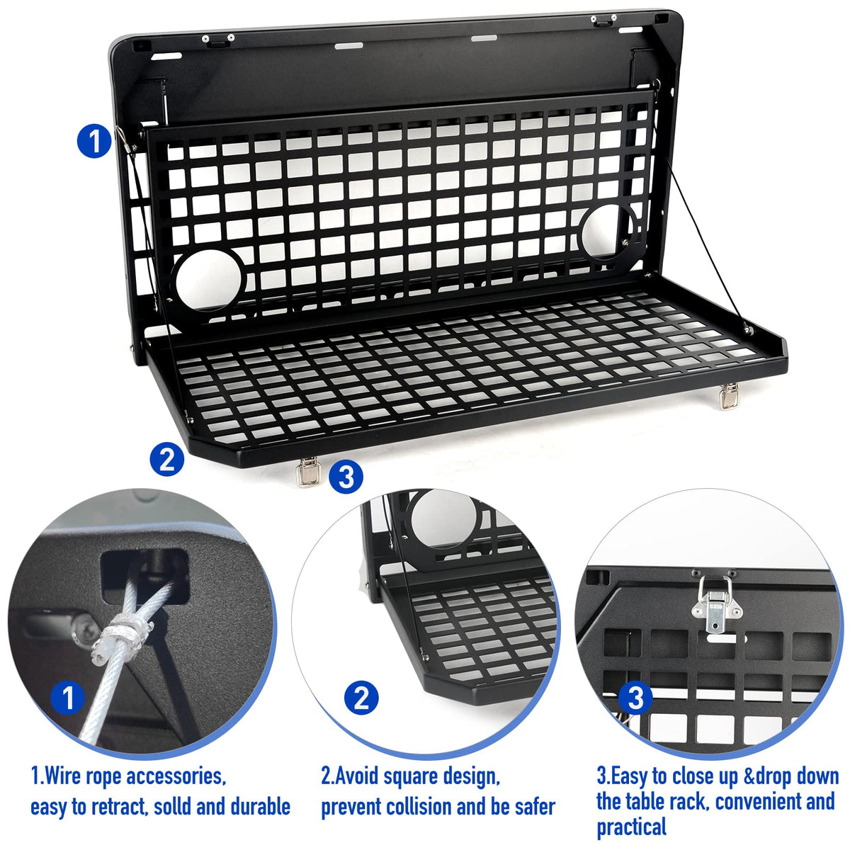 Foldable Aluminum Alloy Tailgate Table X648