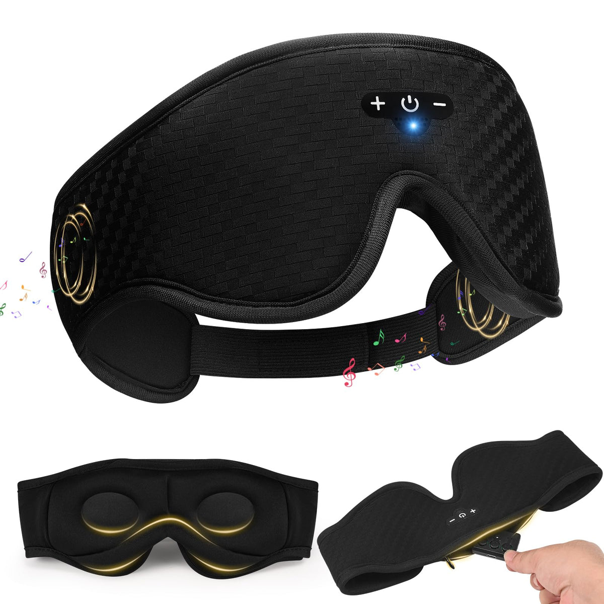 Adjustable Sleep Mask with Bluetooth Headphones F118768