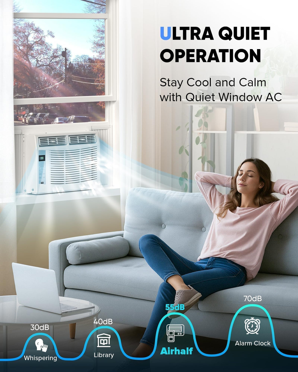 6000 BTU 115V Window Air Conditioner with Remote G57043