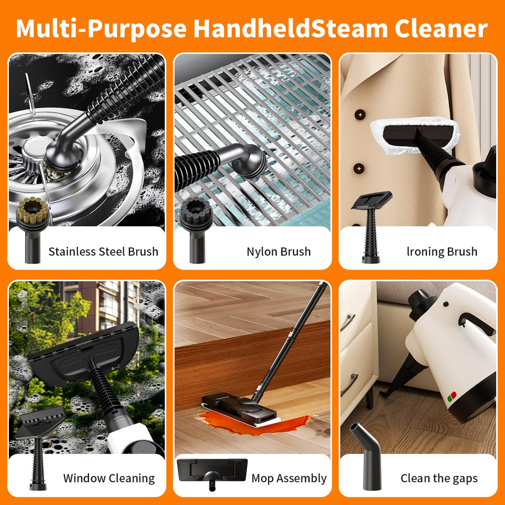 16-in-1 Lightweight Detachable Steam Mop U456