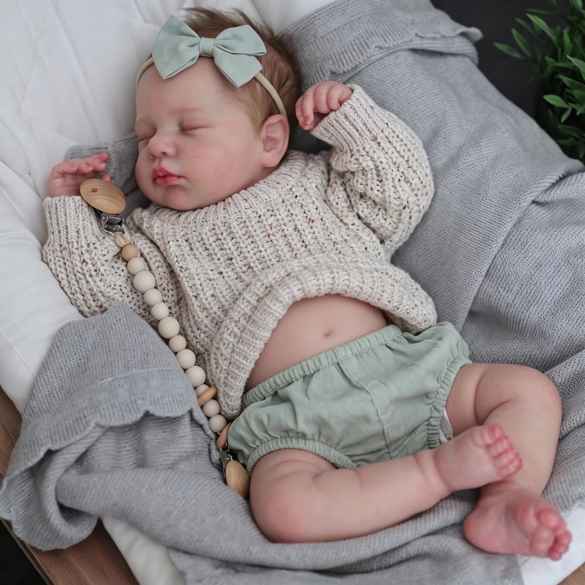 20 Inch Full Vinyl Realistic Reborn Baby Doll A11057