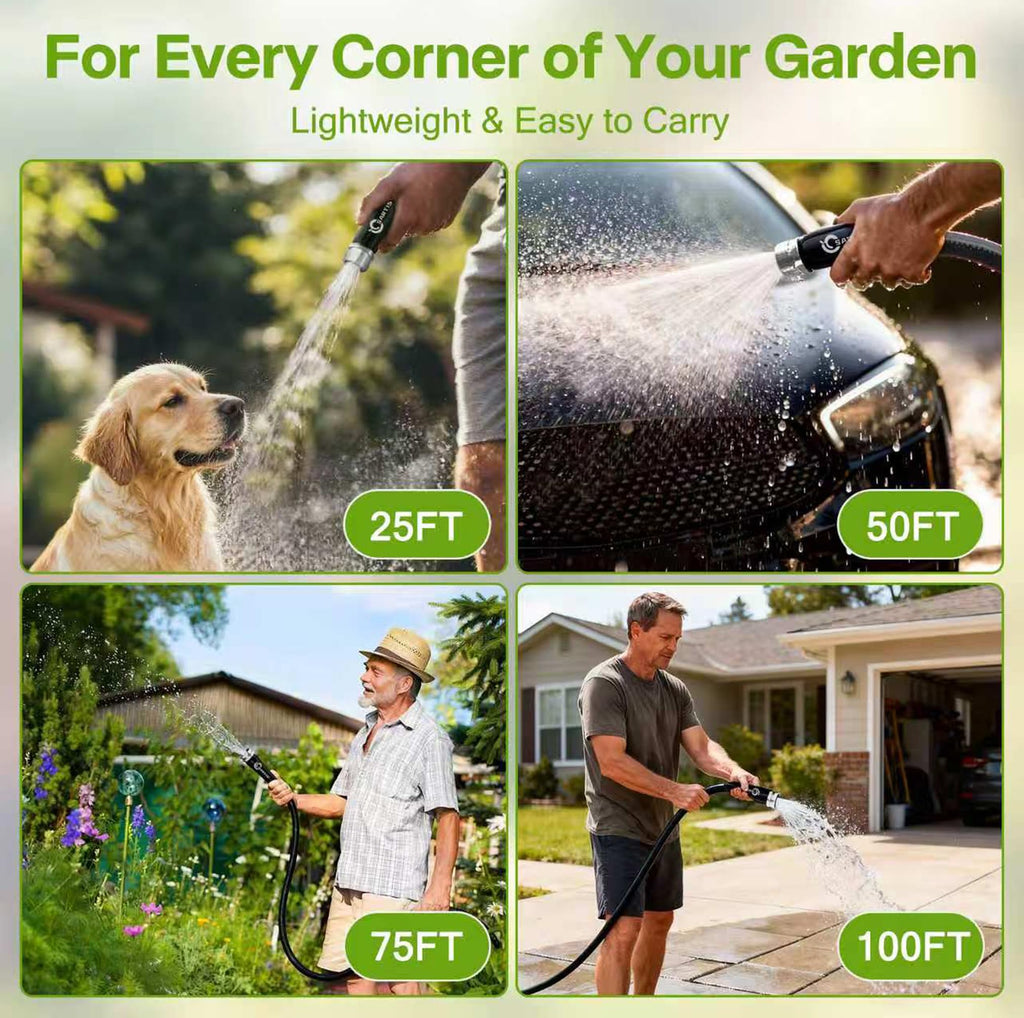 100 ft x 5/8 in Black All-Weather Garden Hose P4319