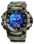 Men Tactical Analog Digital Sport Watch 50M LED L548249