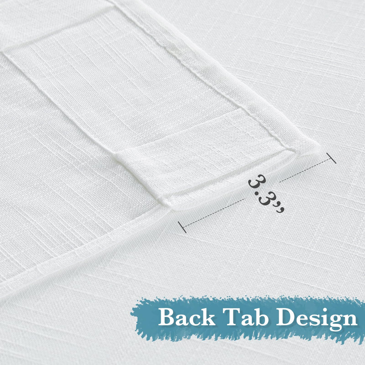White Sheer Curtains W52 x L95 B820